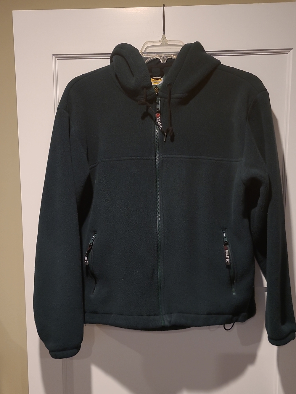 Cabela's Men's Dark Green Full-Zip Hooded Fleece Jacket